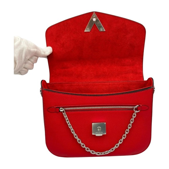 Louis Vuitton Very Shoulder Bag/Handbag, 2-Way Leather, Red, Women's - Picture 7 of 10